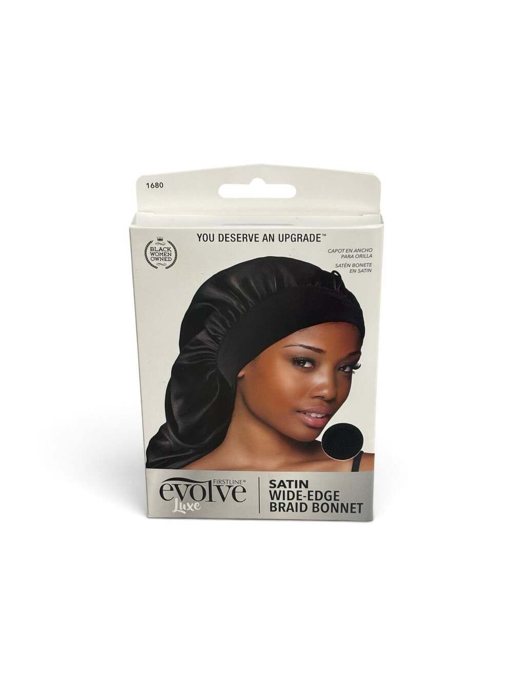 Evolve Luxe Satin Wide-Edge Braid Bonnet